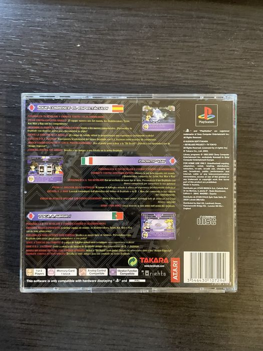 Jogo Beyblade Let It Rip PlayStation 1 (CIB)