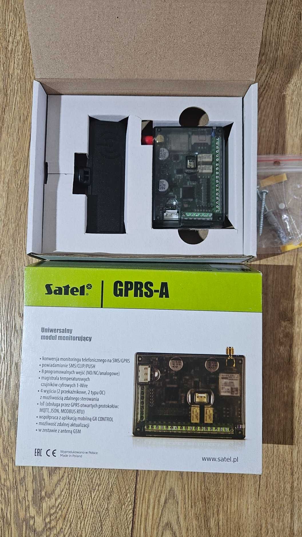 Satel GPRS-A - Uniwersalny moduł monitorujący/komunikacyjny - NOWY