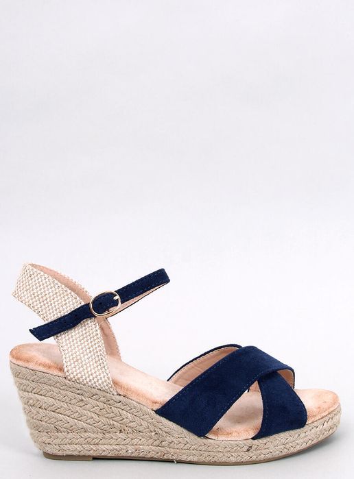 Sandałki Na Koturnie Espadryle Willa Blue