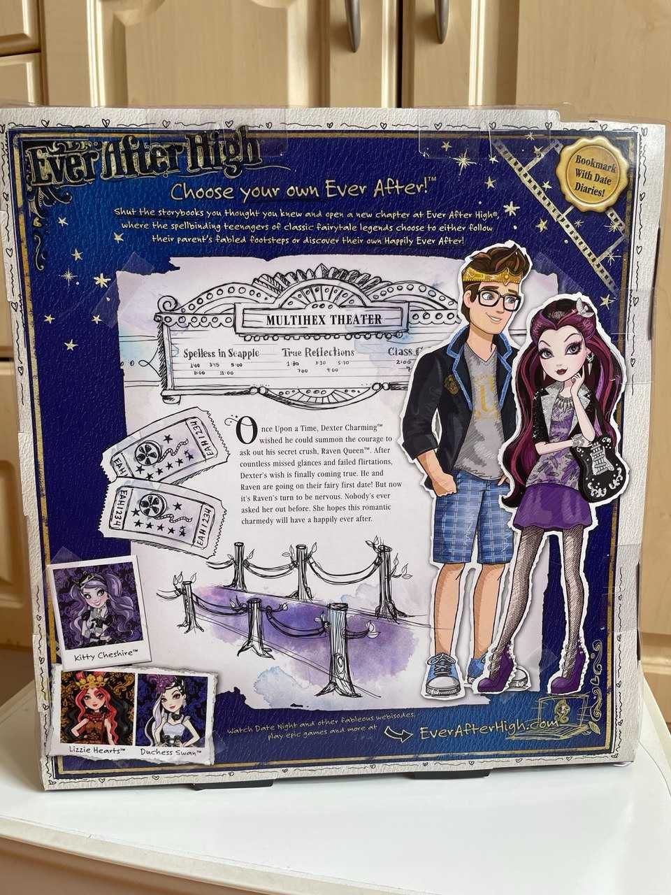 новий набір Рейвен Декстер Ever After High Date night Raven & Dexter