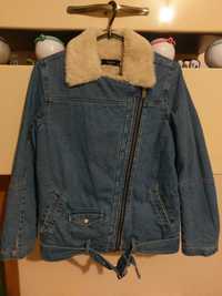 Женская утепленная джинсовая куртка-шерпа от Reserved
