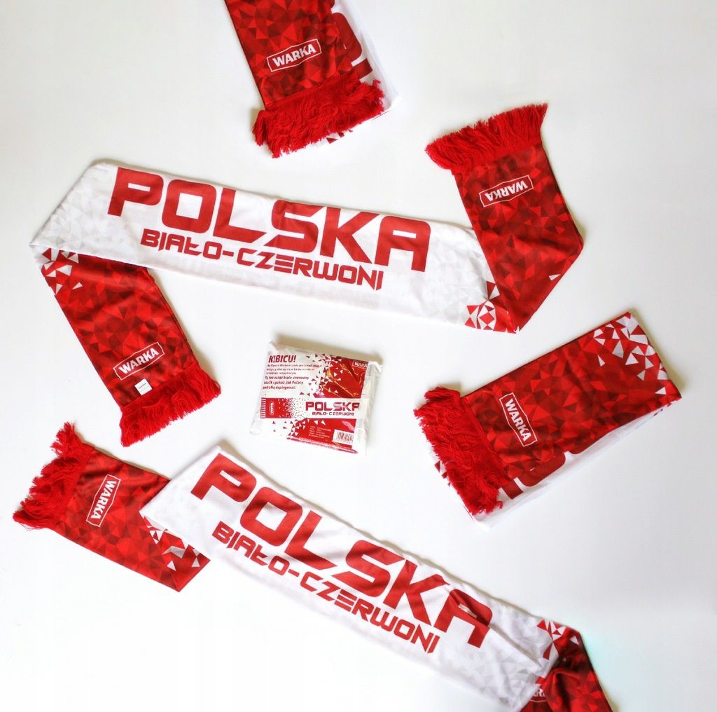 Szalik Polska Białko - Czerwoni Nowy PL