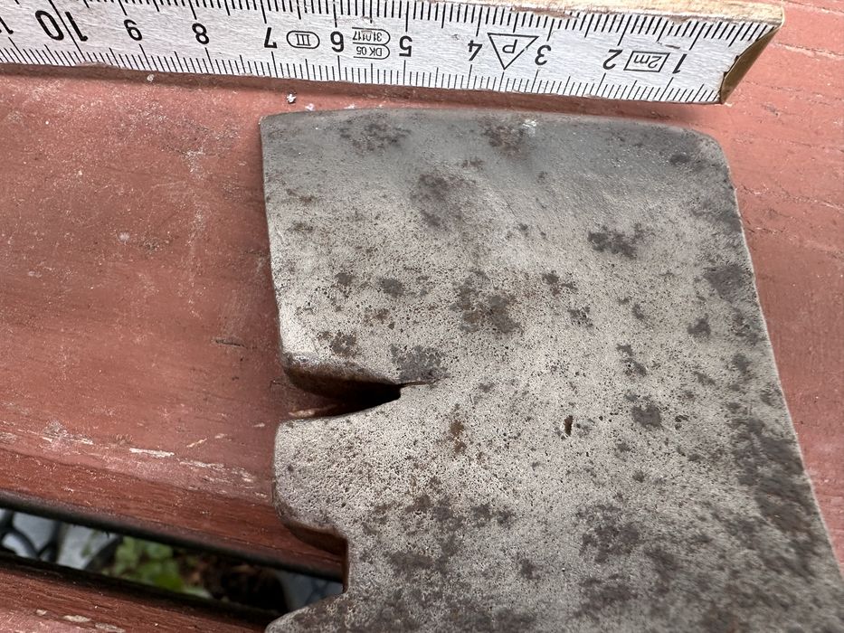 Stara ciekawa sygnowana kuta siekiera oldschool