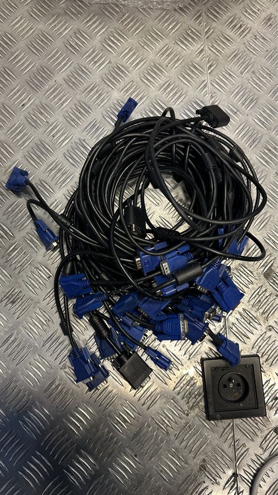 18x Kable VGA do komputera projektor monitora karty graficznej