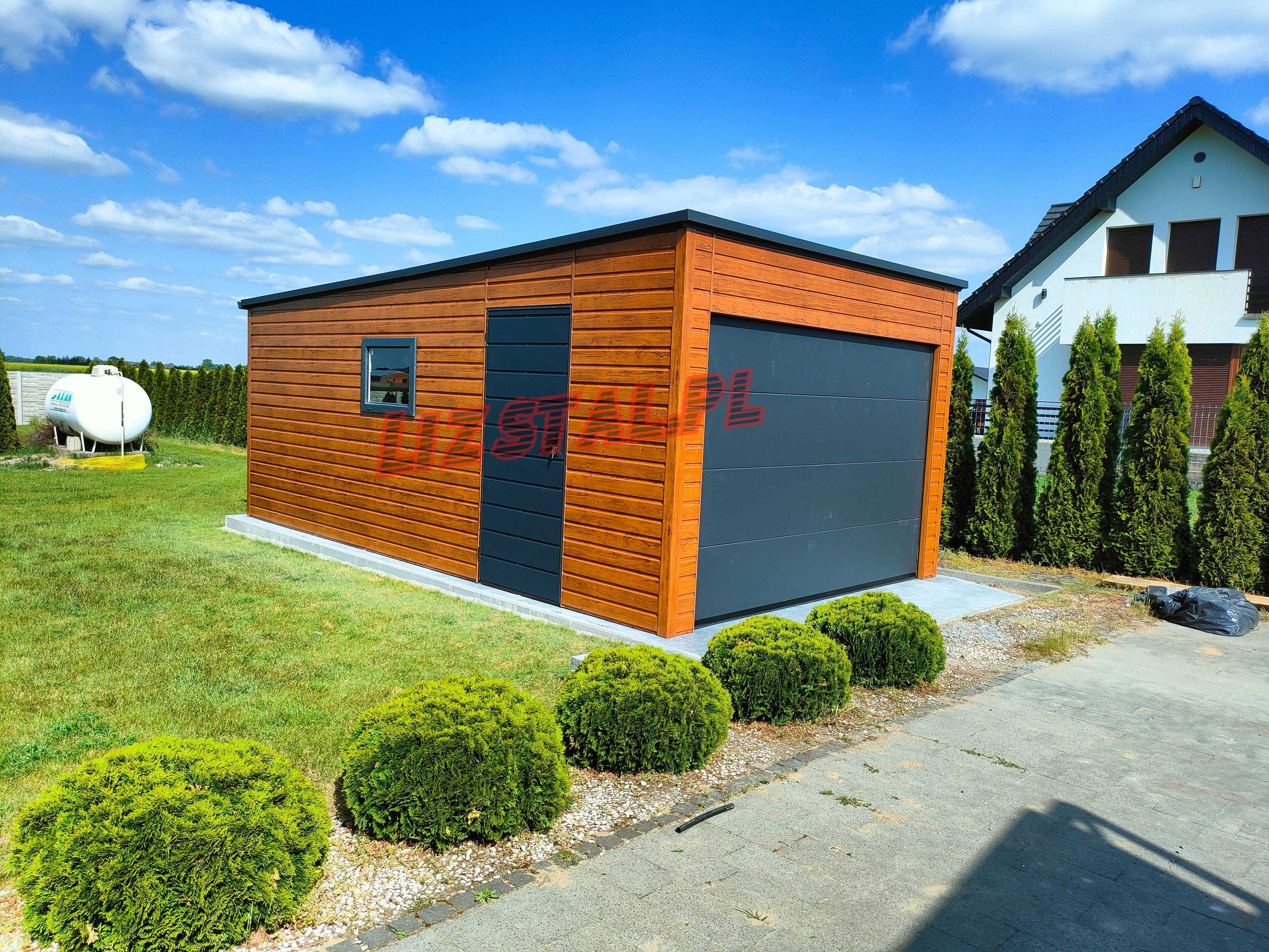 Garaż 35m kw, 6x6 lub 6x5,8 Z bramą segmentową PROMOCJA