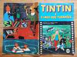Caderneta de cromos Tintin e o lago dos tubarões - Completa