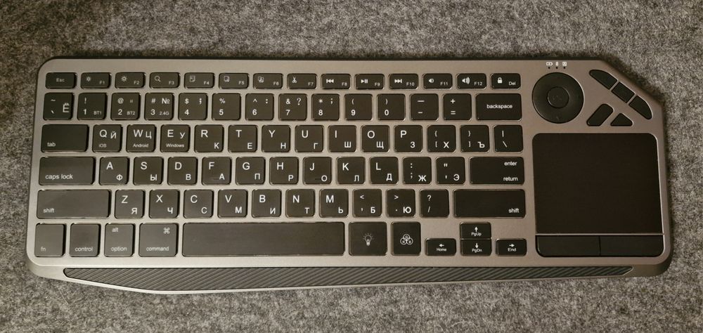 Клавіатура Jomaa TV з тачпадом та пультом