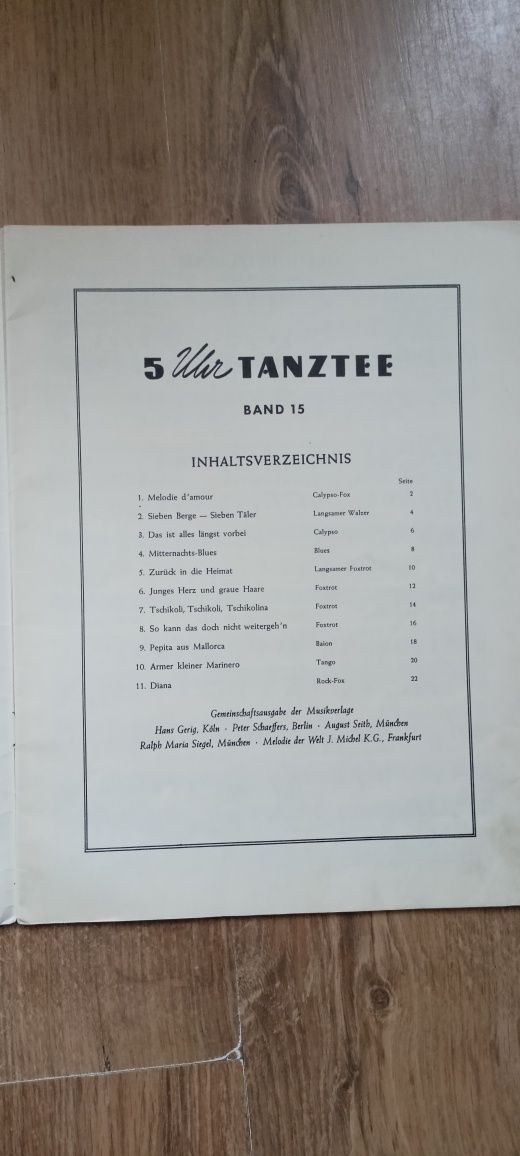 Nuty - stare niemieckie.5 Urh Tanztee, część 15.