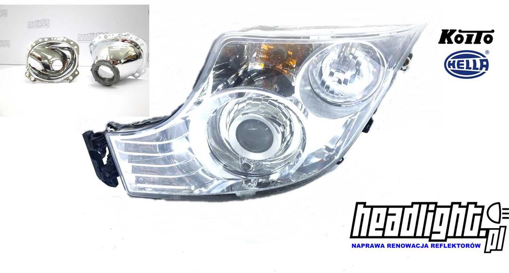 Mercedes ACTROS MP4   Odbłyśnik Soczewka Ciężarowe TIR Xenon