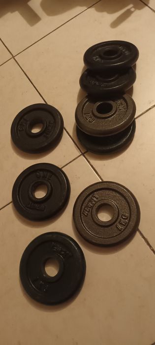 Discos peso musculação 1kg