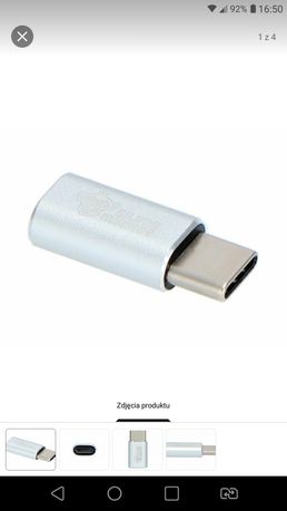 Przejściówka Silver Monkey micro USB - USB typ C