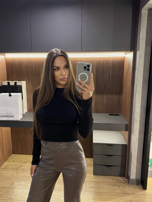 Жіночі шкіряні брюки штани нові Bunny Boutique bazhane thecoat Ace