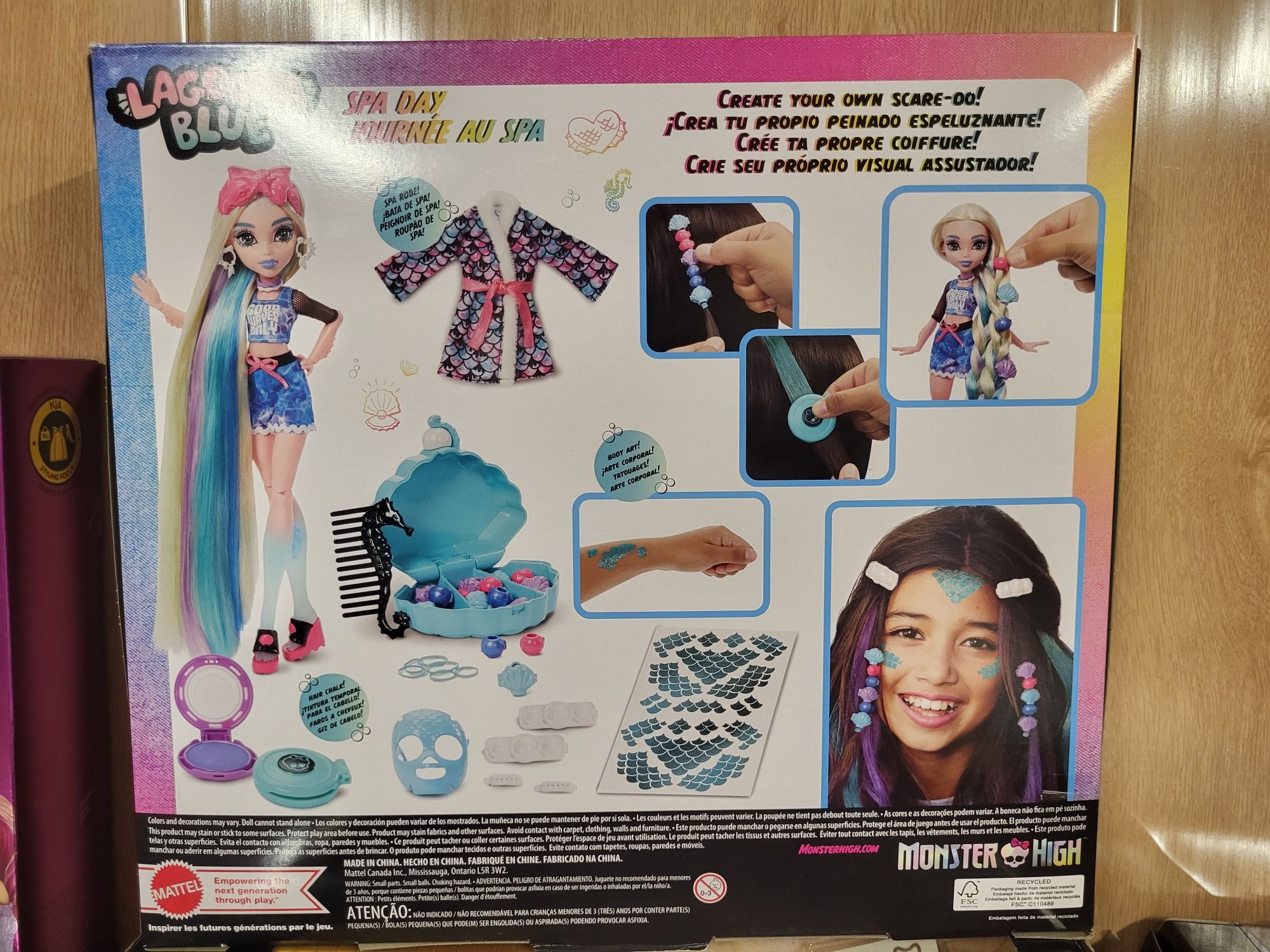 Монстер Хай кукла Лагуна Спа день  Monster High Lagoona Spa Day Mattel