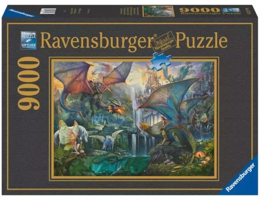 Puzzle 9000 elementów. Smok. Ravensburger