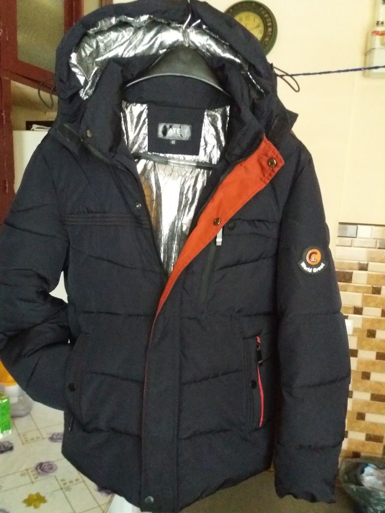 Куртка зимняя термо на мальчика  р.150-160