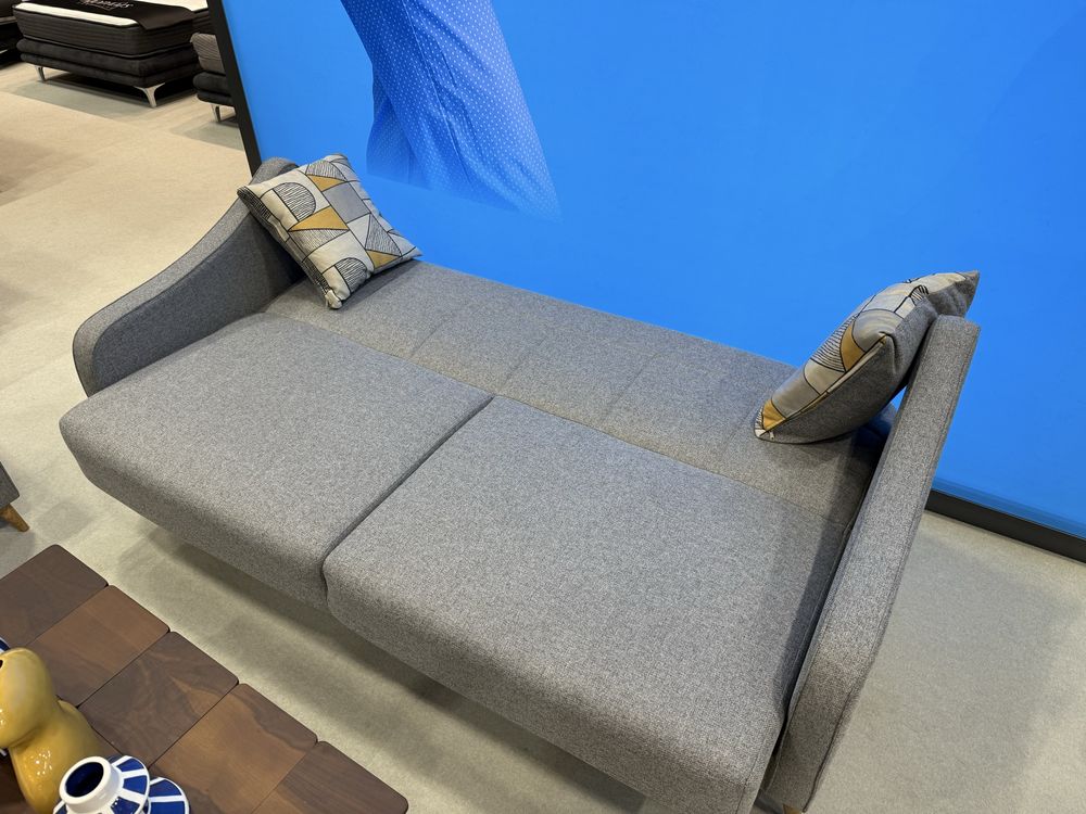 NOWA VOX Sofa 2 osobowa piekna 140 dluga unikalna szara