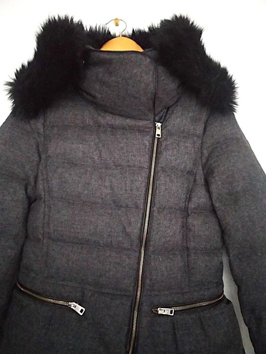 Пуховик зимова жіноча куртка косуха на пуху miralba, розмір s.