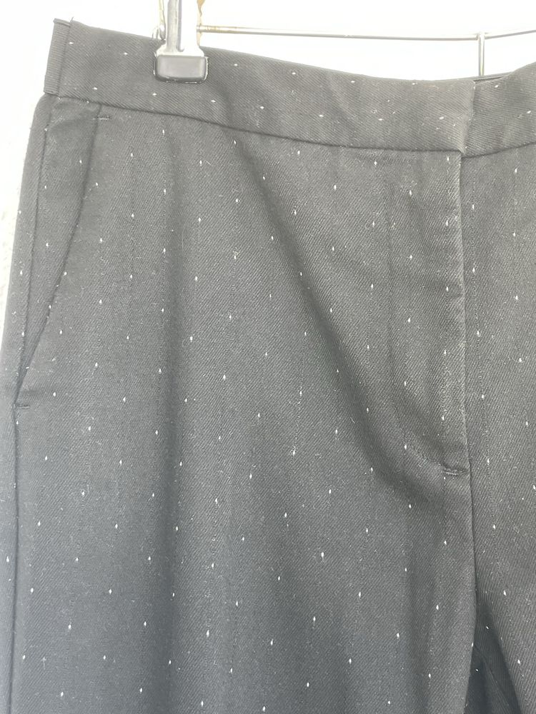 Calca preta com cintura elastica