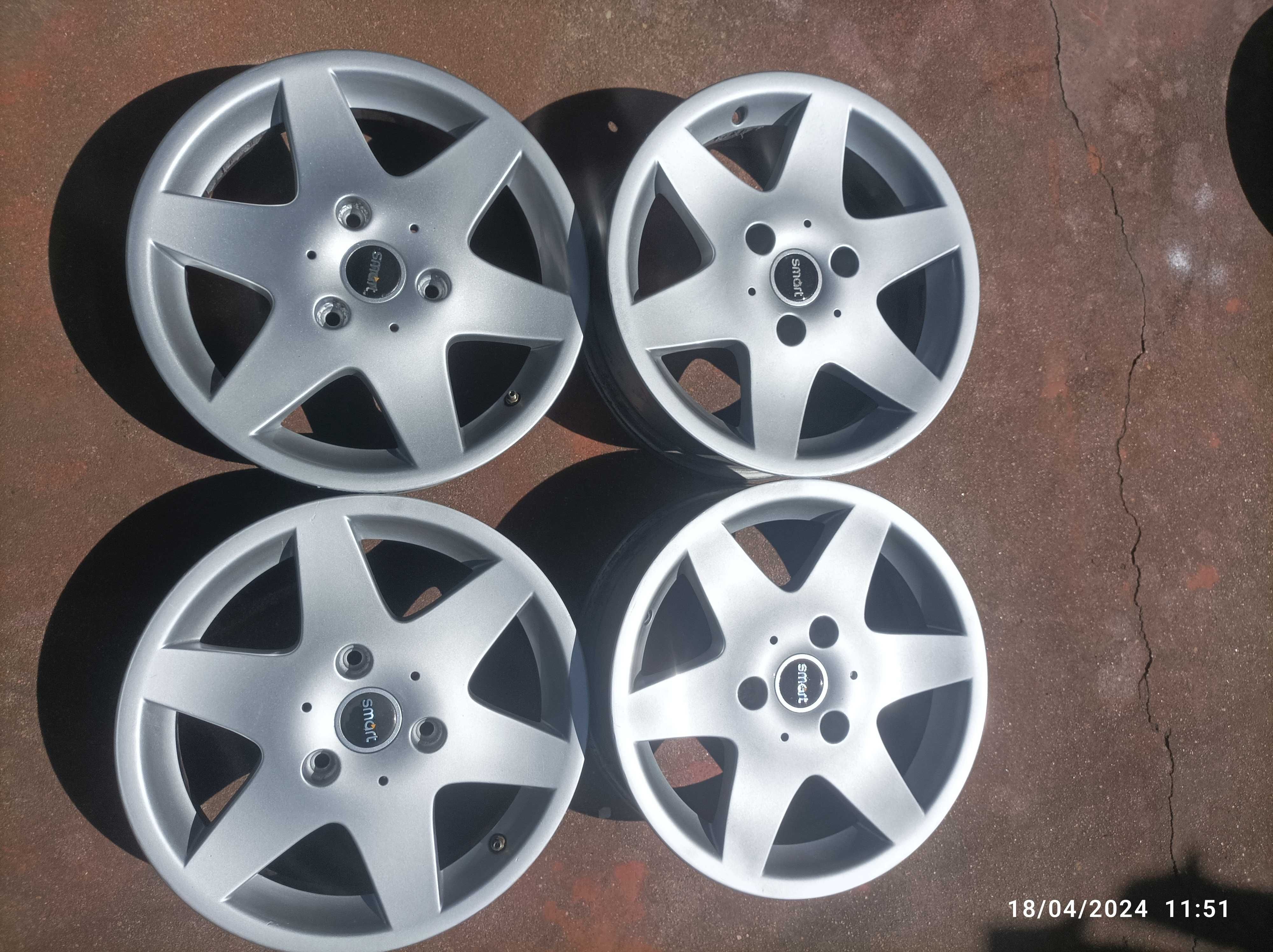 Jantes 15 5x113 Smart fortwo