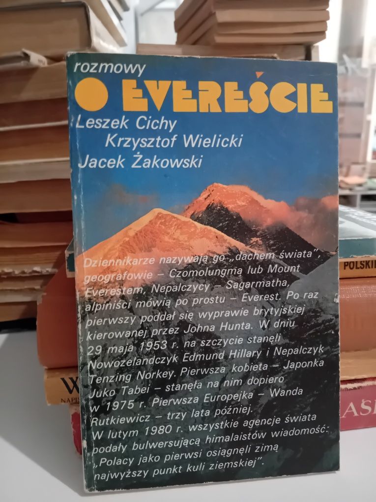 Rozmowy o Evereście Leszek Cichy