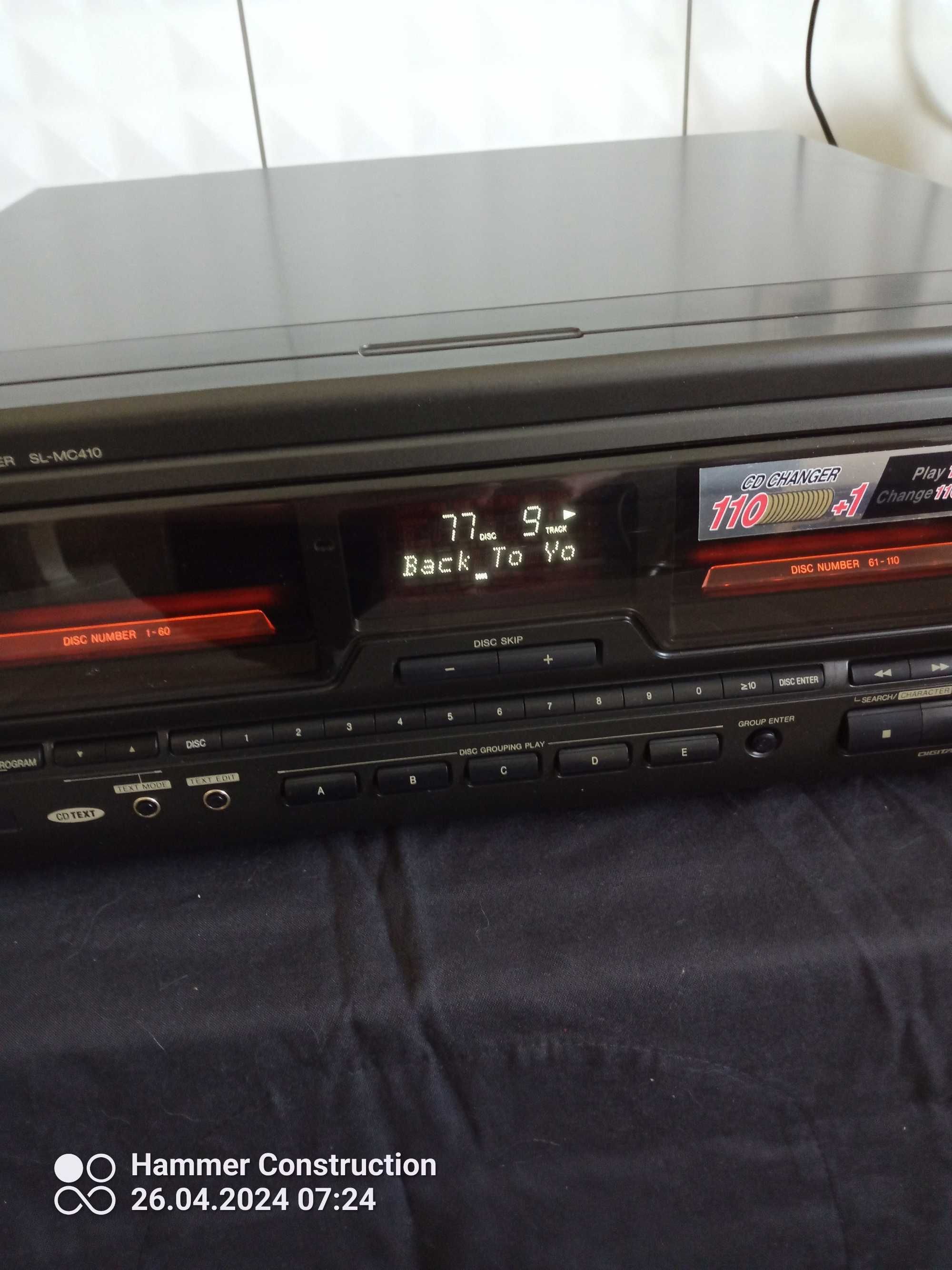 MEGA UNIKAT Super Technics SL-MC 410 CD TEXT + Oryg. Pilot