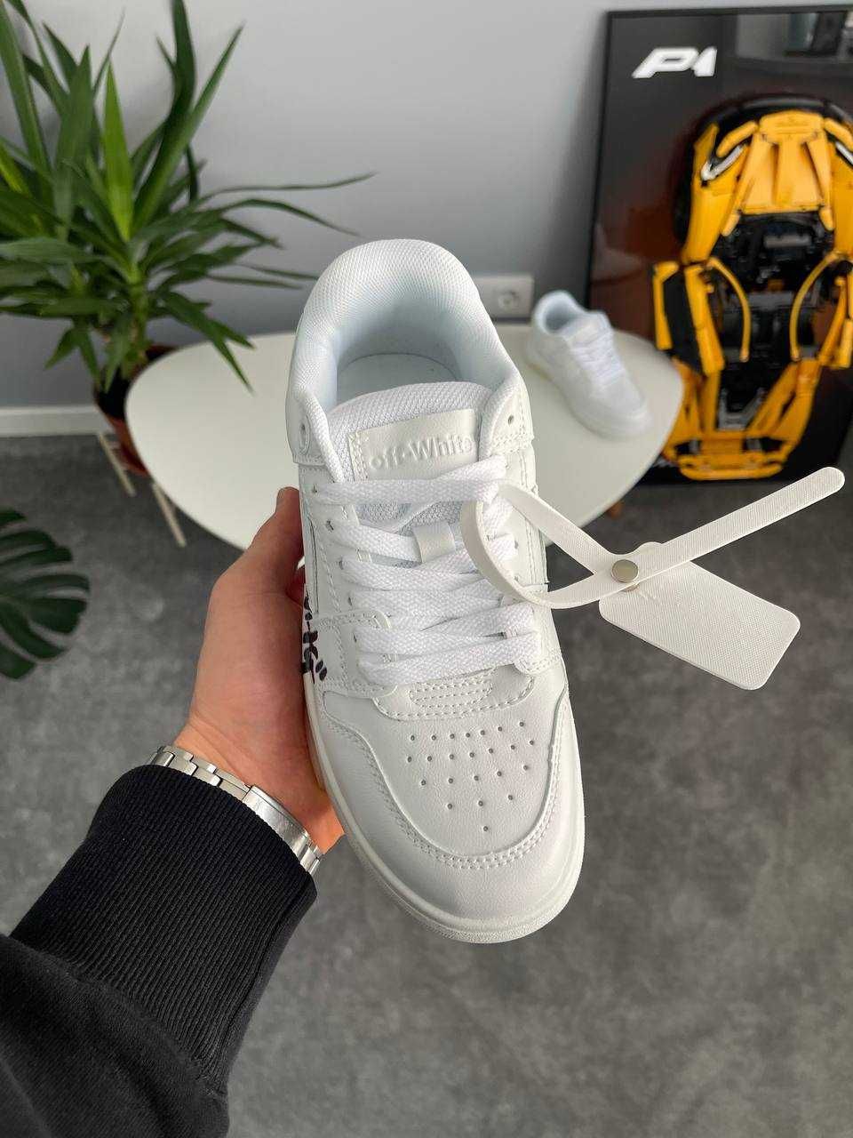 Кеди Off-White Out of Office For Walking White / кеди Офф-Вайт білі