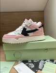 Кросівки Off-White / оф вайт white рожеві