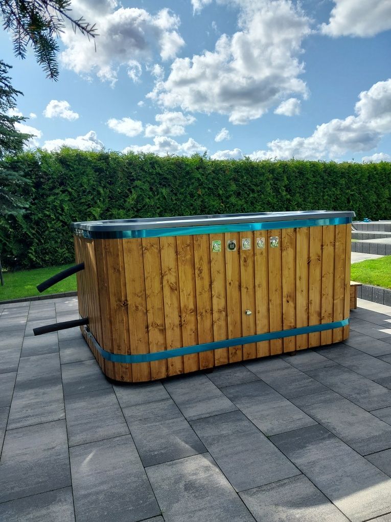 Balia prostokatna jacuzzi bania mazurska ruska beczka