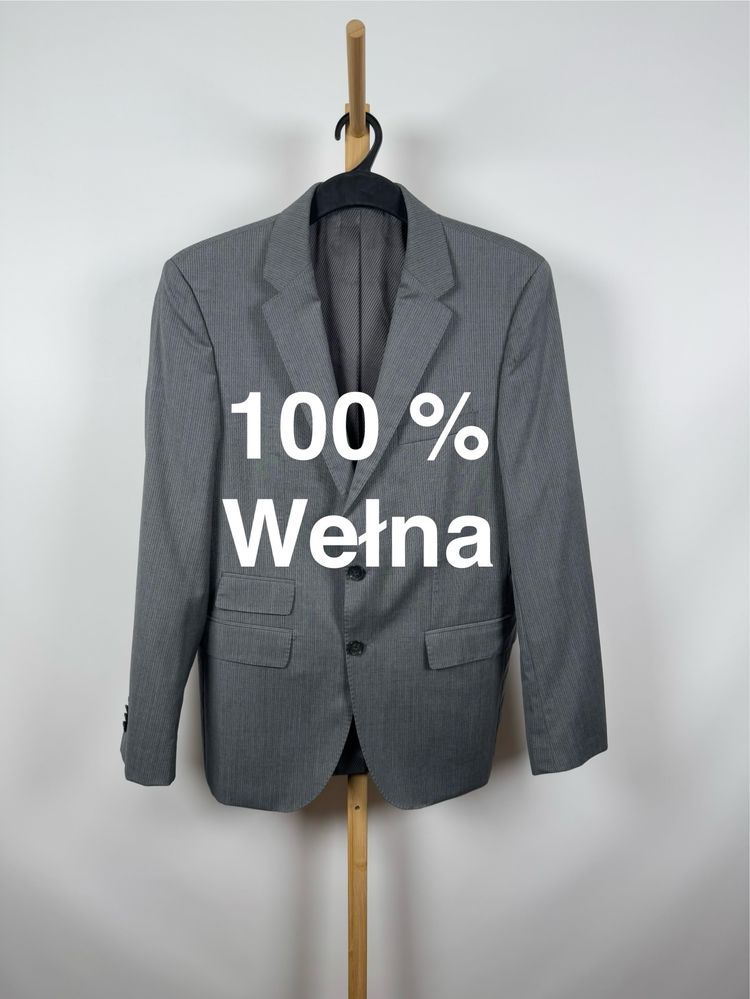 Hugo Boss wełniana marynarka 48