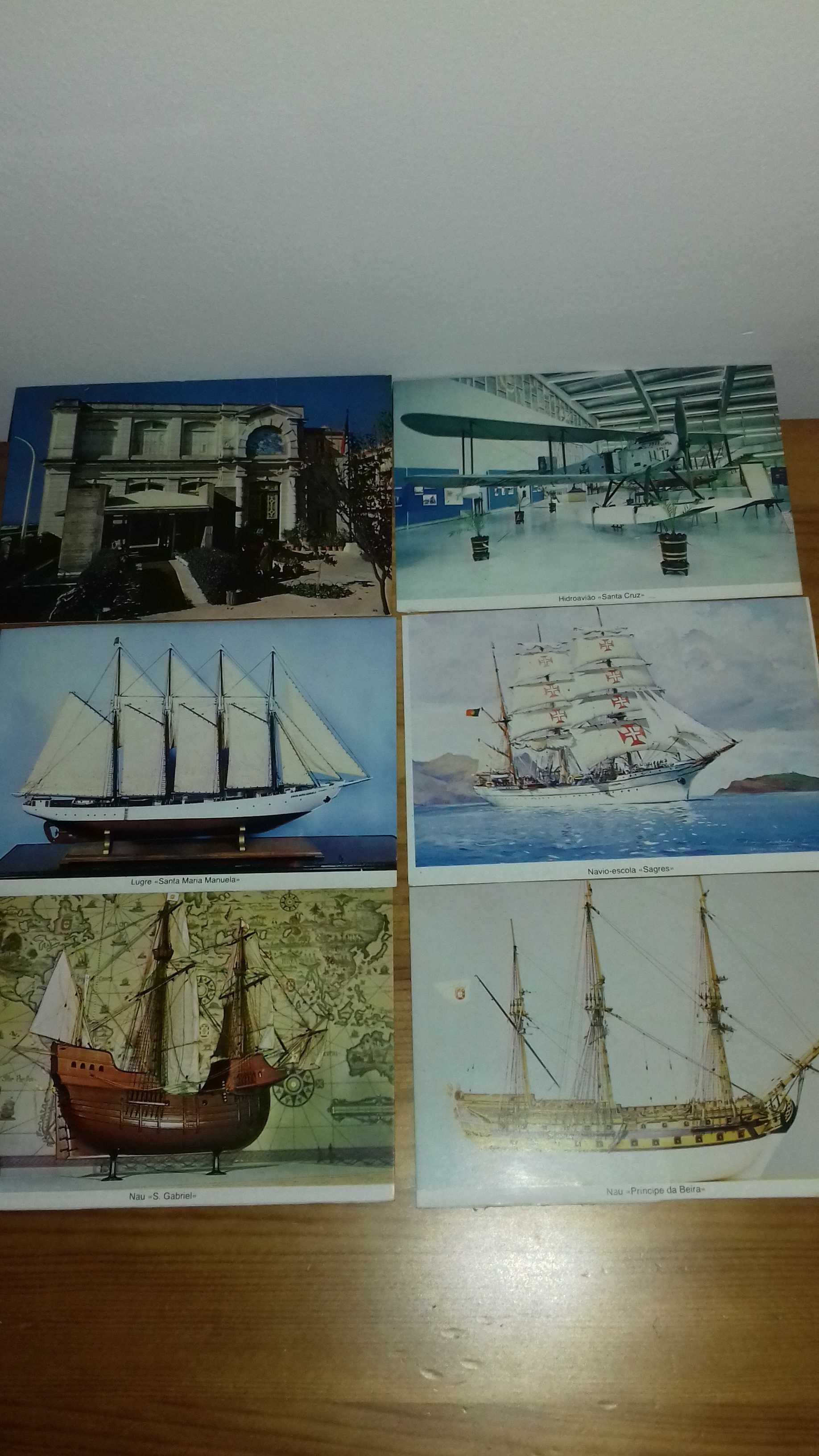 Conjunto de postais de núcleos museológico portugueses