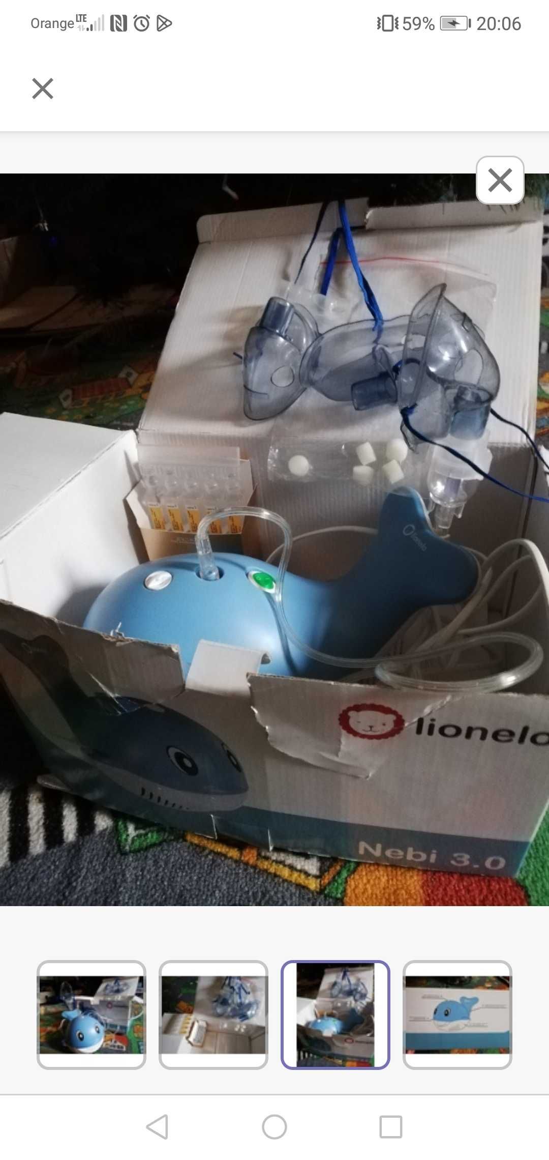 Lionelo Nebi 3.0 Nebulizator inhalator
