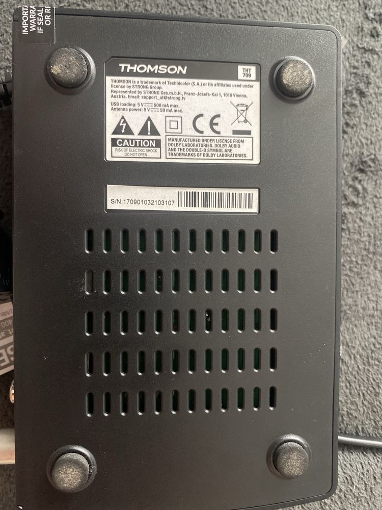 Thomson tht709 dekoder dvbt2 Warszawa