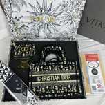 Torba biznesowa komplet Christian Dior ciemny zestaw nowa logowanie
