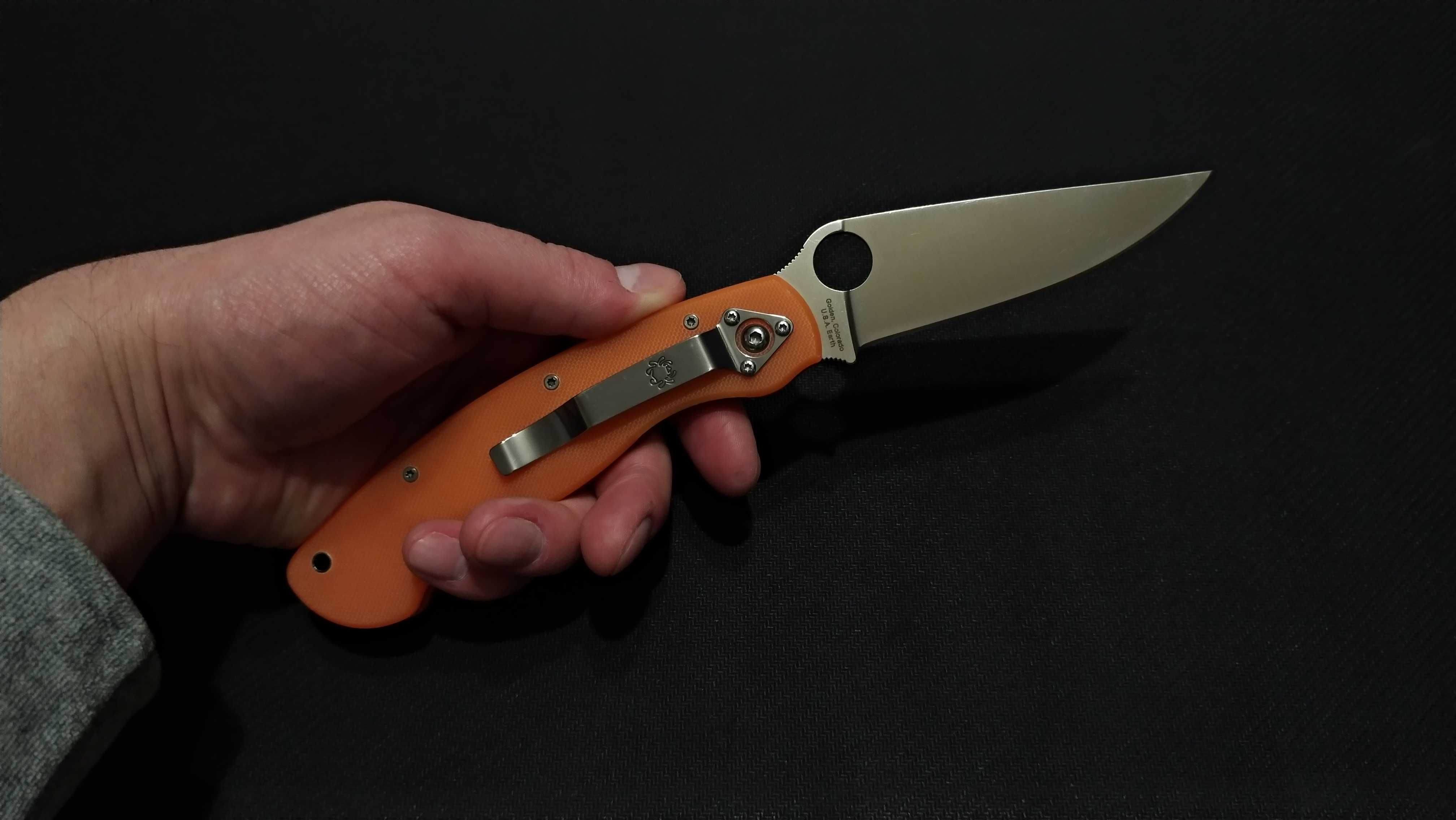 Нож складной Spyderco Orange 240мм