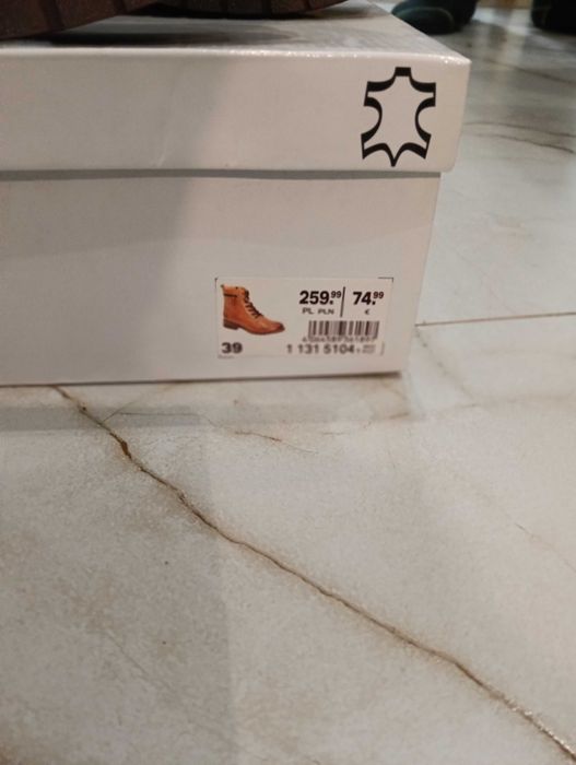 buty rozm 39 brązowe nowe