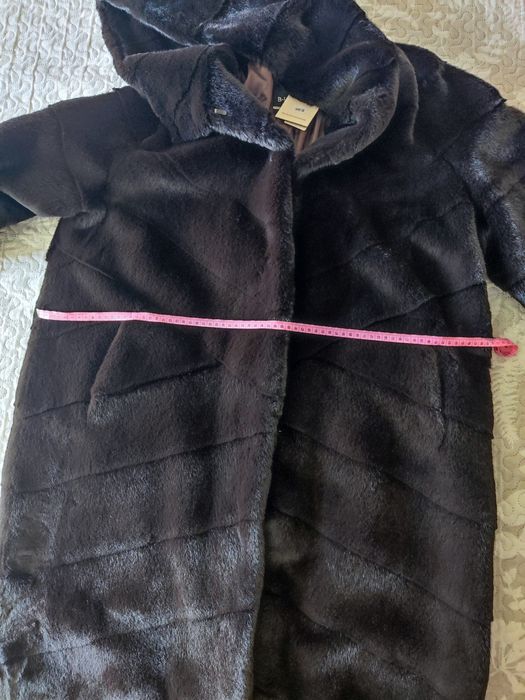 Зимова шуба, штучне хутро. 58-60р.