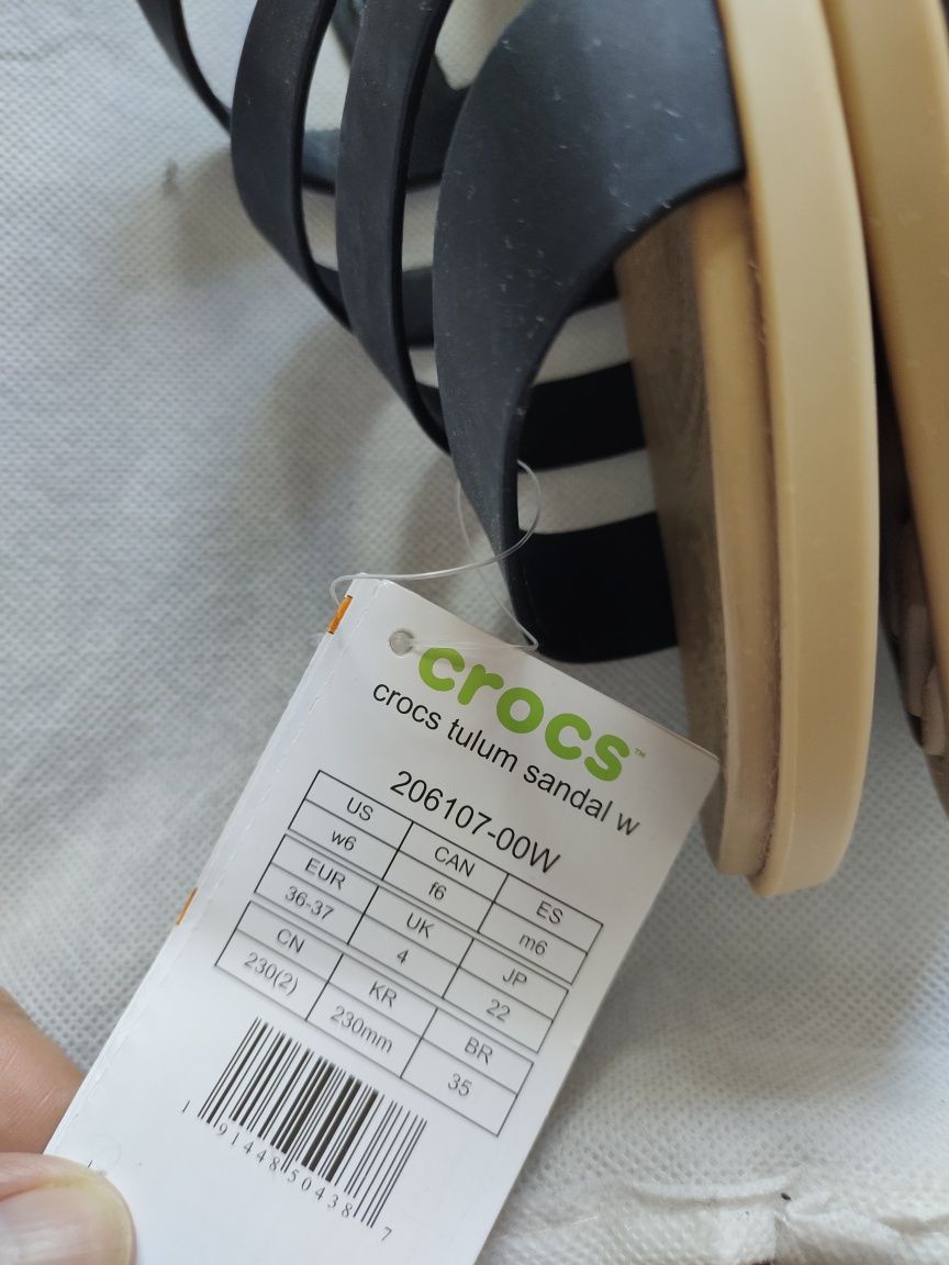 Босоніжки Crocs w6 36-37 розмір