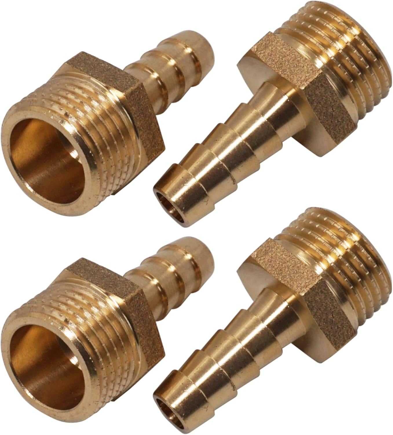 5 szt. złączka mosiężna z gwintem męskim 1/2" x 10 mm