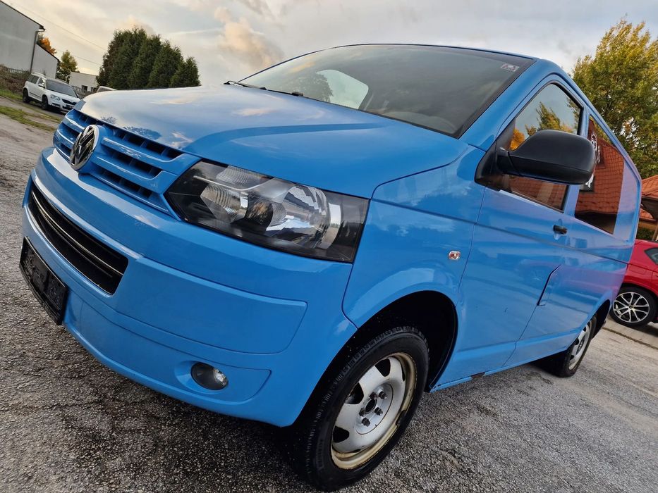 Volkswagen T5 LIFT  2.0 TDI 180PS 6 OSÓB 4X4 Klima Webasto USZKODZONY SILNIK