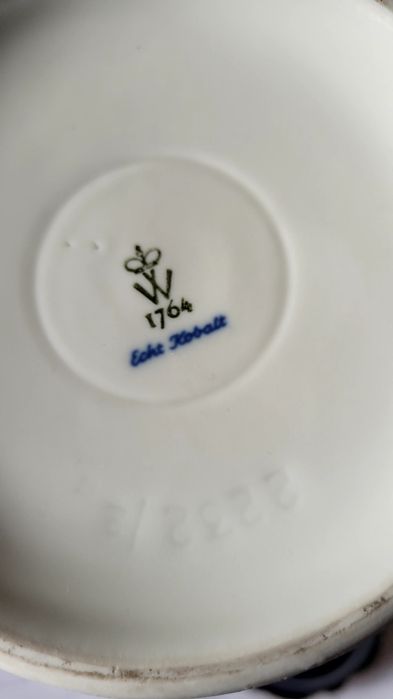 Duży imponujący wazon z przykrywą  porcelana Wallendorf