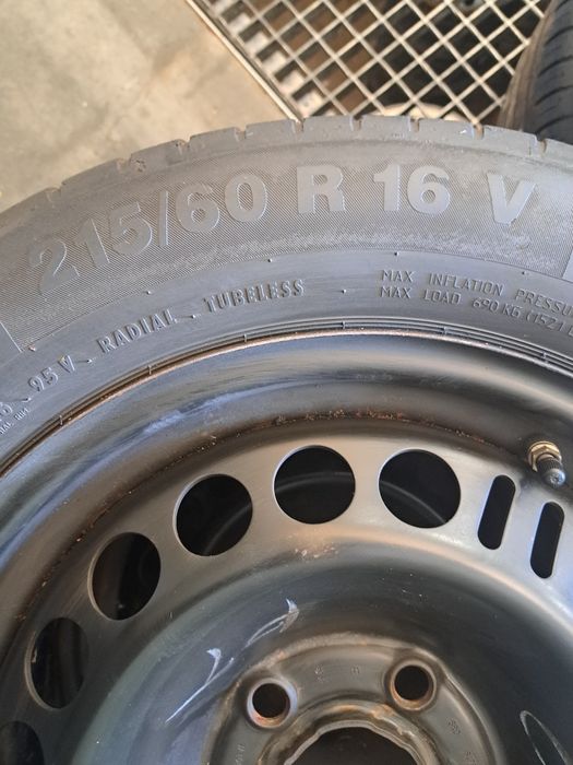 4x koła stalowe z czujnikami SRD164703 do Opla 215/60R16 (możliwość de