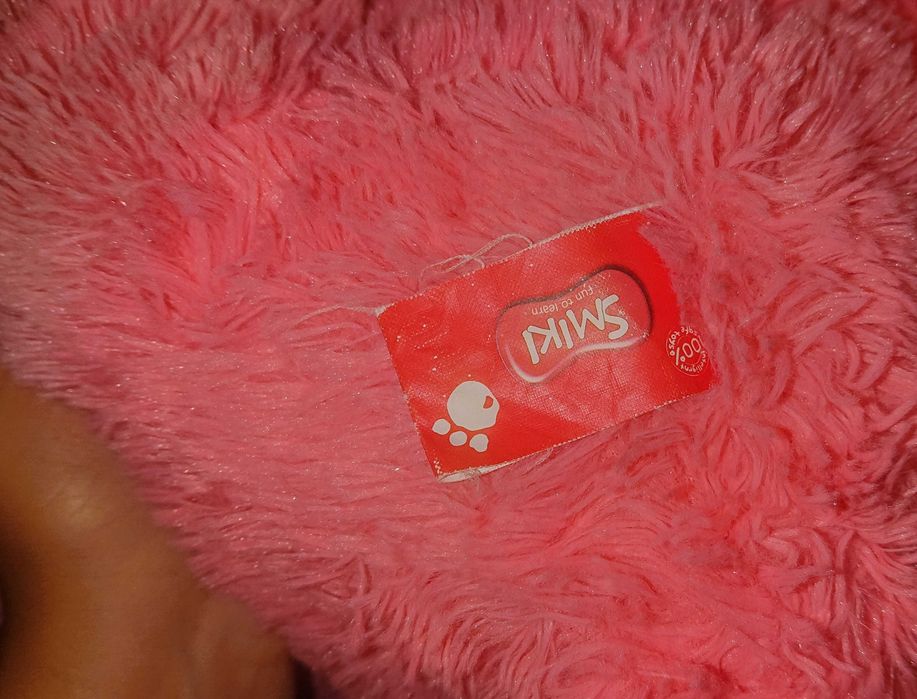 Smiki / Smyk / różowy lis z dużymi oczami / lisek / 42 cm