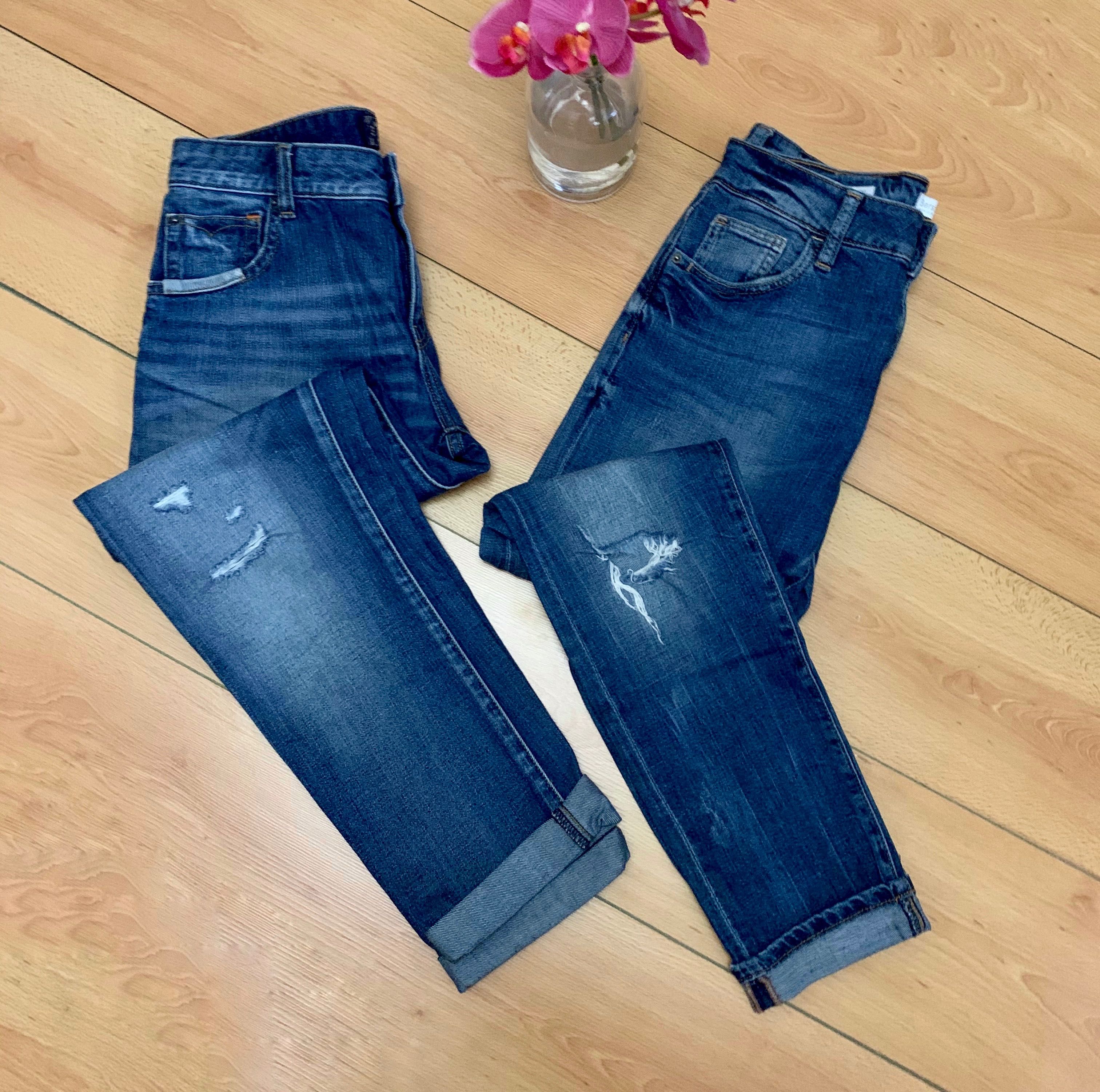Продам джинсы бойфренды Zara и Bershka s 25 размер
