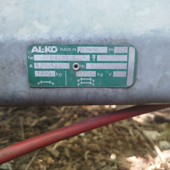 Ось торсионная al-ko 1350кг