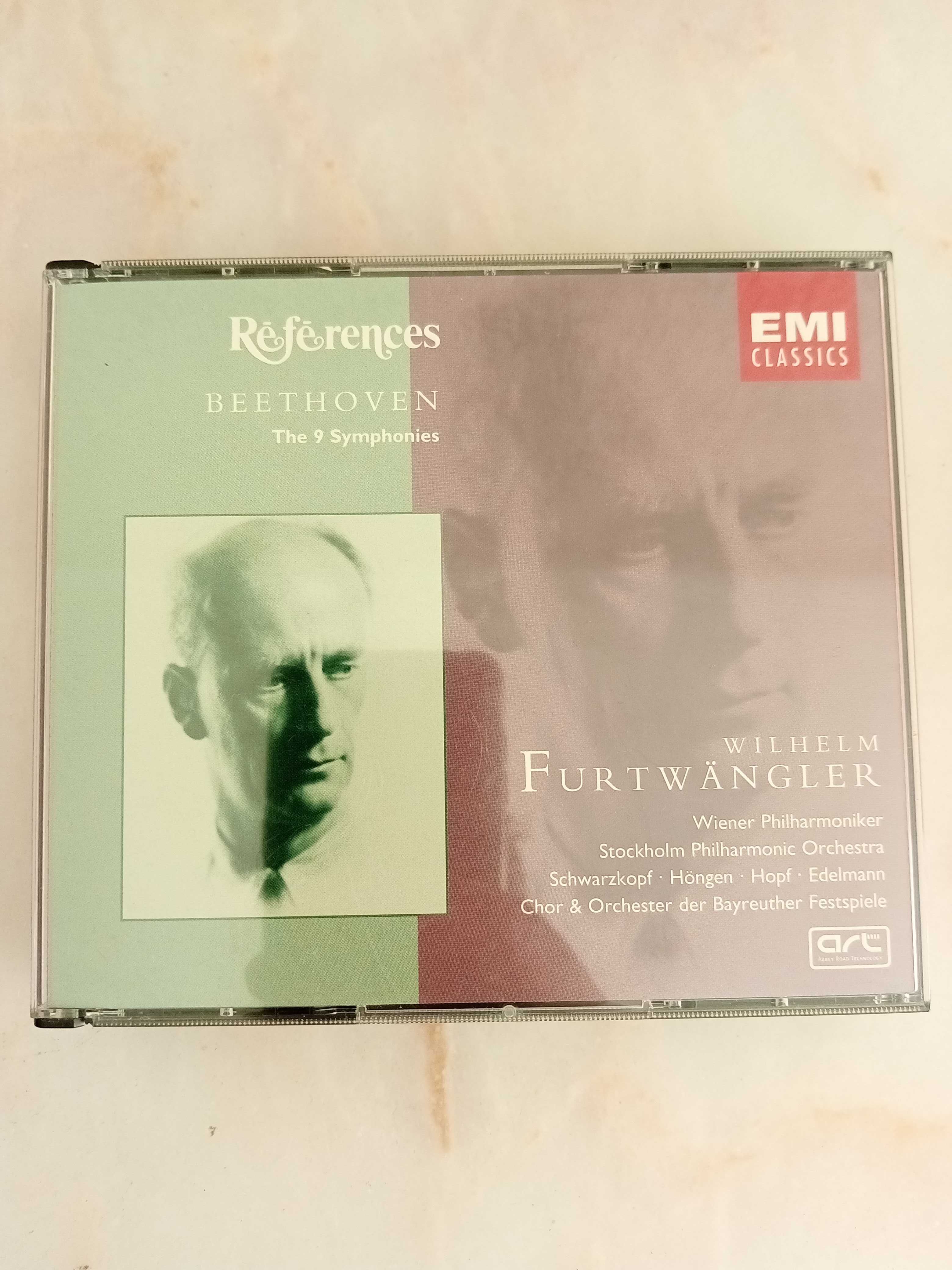 Beethoven, Sinfonias, Furtwängler, 5 CD música clássica