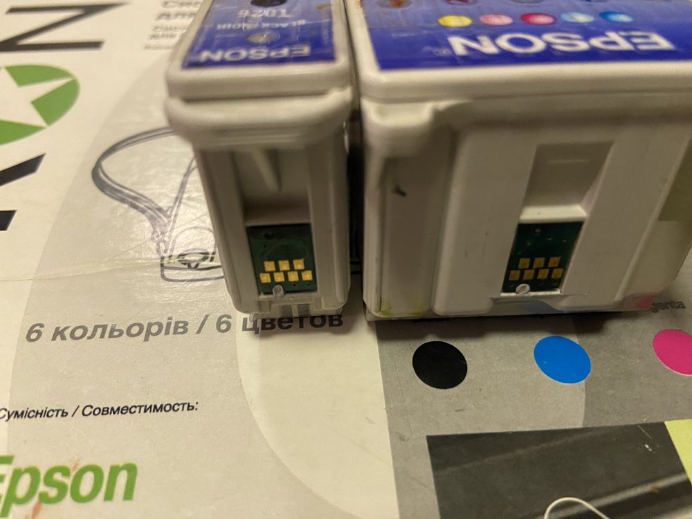 Картриджі t027 t026 для epson 810/830/925/935 з АО чіпами