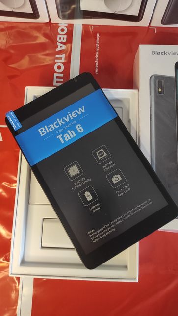 Планшет Blackview Tab 6 8" 3/32 LTE Grey Запакований