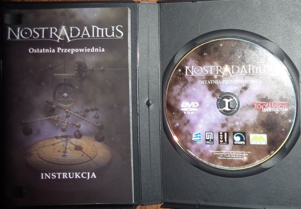 retro gry przygodowec PC 4 sztuk, Nostradamus, TopWare, CI games,