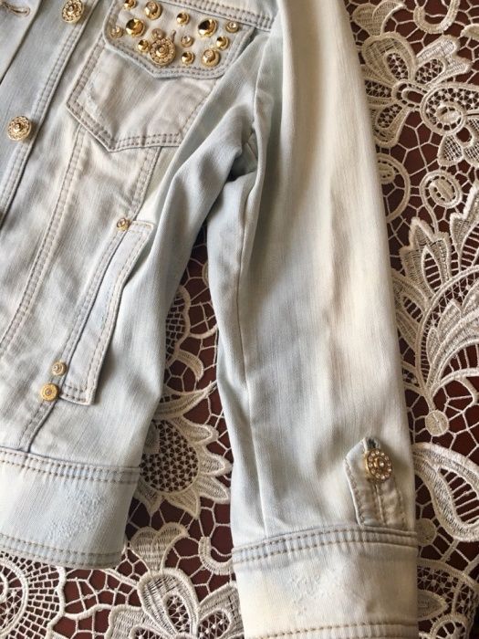 Костюм джинсовый юбка и курточка 4g by Gizia