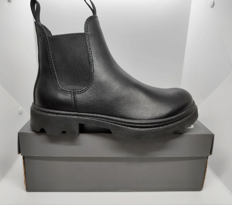 кожаные 25см челси ботинки Ecco оригинал